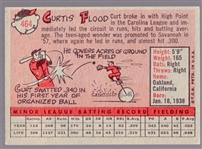 1958 Topps Baseball- #464 Curt Flood RC, Cards