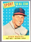 1958 Topps Baseball- #476 Stan Musial All Star