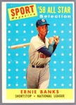 1958 Topps Baseball- #482 Ernie Banks All Star