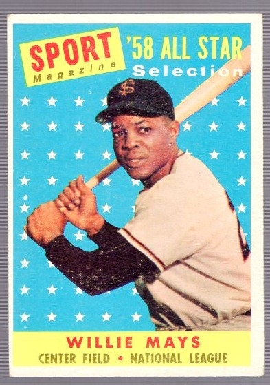 1958 Topps Baseball- #486 Willie Mays All Star