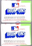 1968/70 Fleer MLB Iron-Ons- 2 Unopened Packs