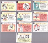 1981 Topps Thirst Break Comics Sports Facts Bsbl.- 10 Diff.