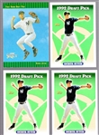 1993 Derek Jeter Bsbl.- 4 Asst. Rookie Cards