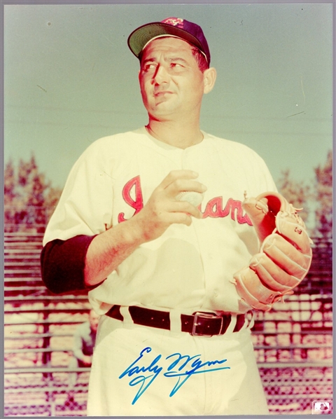 Autographed Early Wynn Cleveland Indians MLB Color 8" x 10" Photo