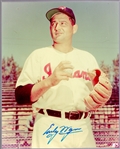 Autographed Early Wynn Cleveland Indians MLB Color 8 x 10 Photo