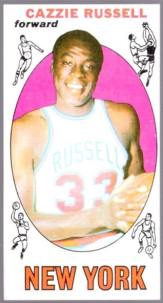 1969-70 Topps Bskbl. #3 Cazzie Russell RC, Knicks