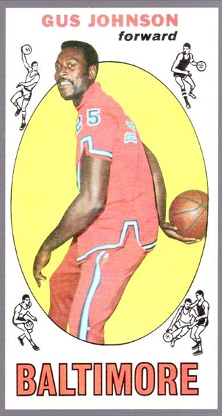 1969-70 Topps Bskbl. #12 Gus Johnson RC, Bullets
