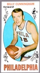 1969-70 Topps Bskbl. #40 Billy Cunningham RC, 76ers