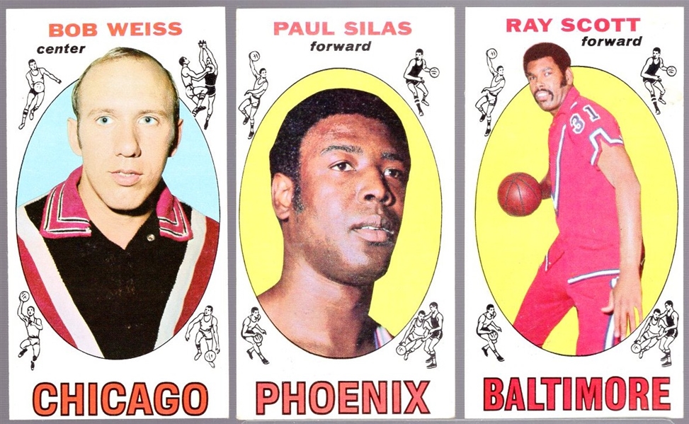 1969-70 Topps Bskbl.- 10 Diff. Cards