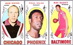 1969-70 Topps Bskbl.- 10 Diff. Cards