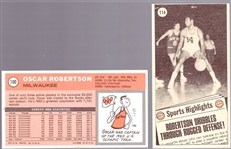 1970-71 Topps Bskbl.- 2 Diff. Oscar Robertson