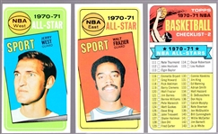 1970-71 Topps Bskbl.- 3 Diff. Cards