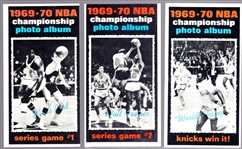 1970-71 Topps Bskbl.- 3 Diff. Championship Series Cards