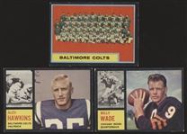 1962 Topps Ftbl.- 20 Diff. Cards