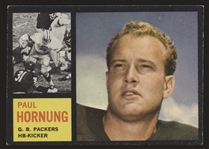 1962 Topps Ftbl. #64 Paul Hornung SP, Packers