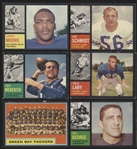 1962 Topps Ftbl.- 6 Diff. Cards