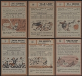 1962 Topps Ftbl.- 6 Diff. Cards