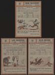 1962 Topps Ftbl.- 3 Diff. SP Cards