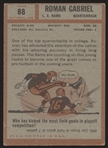 1962 Topps Ftbl. #88 Roman Gabriel RC SP