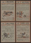 1962 Topps Ftbl.- 4 Diff. Cards