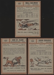 1962 Topps Ftbl.- 3 Diff. Cards