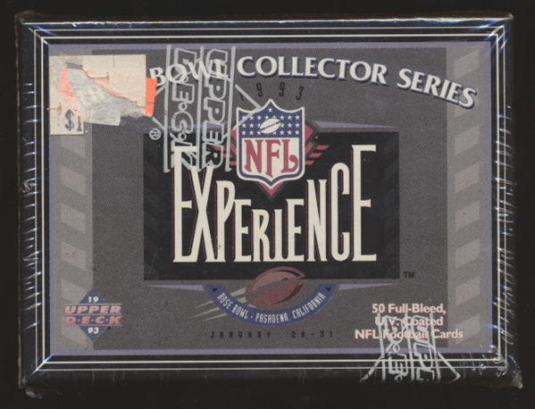 1992 Upper Deck NFL Experience- 1 Factory Sealed Set of 50 Cards
