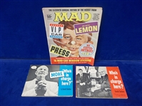 Clean-Up of 5 Diff. Softcover/ Magazine Comedy/ Parody Non-Sports Books