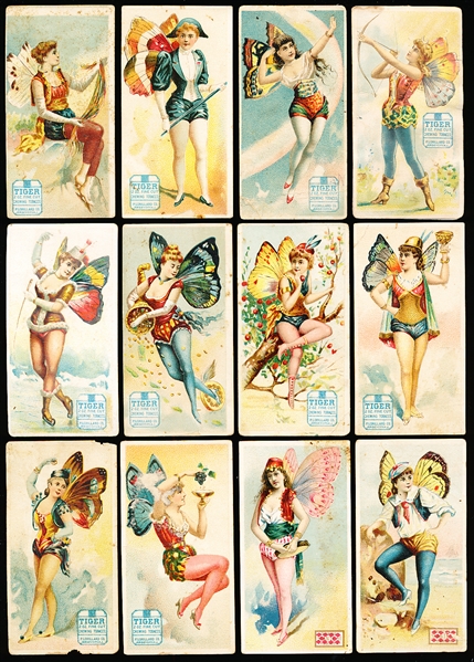 1893 Lorillards Tiger Tobacco “Ancient Mythology Burlesqued" (N256)- 15 Diff.