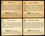 1939 Gum Inc. “War News Pictures (R165)- 4 Diff.
