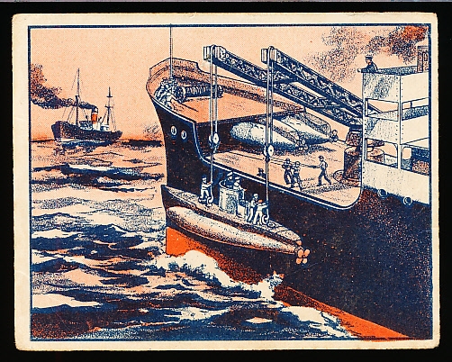 1940 Gum Inc. “War News Pictures F-L-A-S-H" (R165)- #121 Nazis Use Pocket Subs- Tough series!