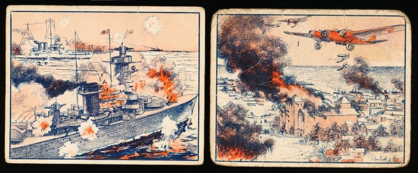 1940 Gum Inc. “War News Pictures F-L-A-S-H" (R165)- 2 Diff. Tougher Series