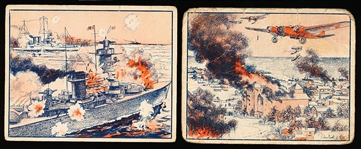 1940 Gum Inc. “War News Pictures F-L-A-S-H (R165)- 2 Diff. Tougher Series