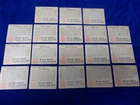 1950 Bowman “Wild West (701-19)- 18 Diff.