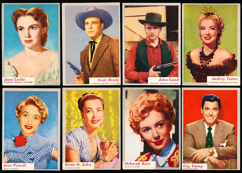 1953 Topps “Who-Z-At Star?" (R710-4)- 8 Diff.