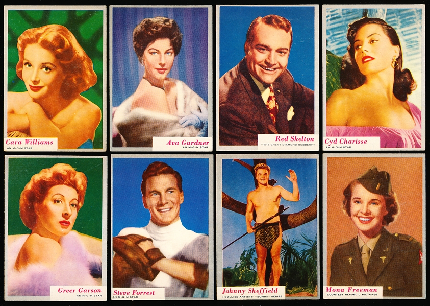 1953 Topps “Who-Z-At Star?" (R710-4)- 8 Diff.
