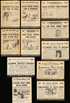 1954 Topps “Scoop (R714-19)- 11 Diff. Low Series