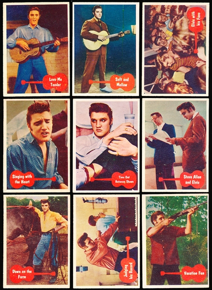 1956 Topps “Elvis Presley" (R710-1)- 9 Diff.