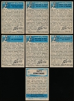 1956 Topps “Elvis Presley (R710-1)- 7 Diff.
