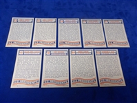 1956 Topps “U.S. Presidents (R714-23)- 9 Asst.