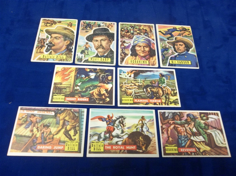 1957 Topps “Roundup" (R712-3)- 9 Diff.