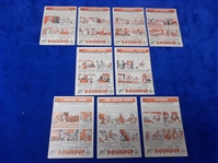 1957 Topps “Roundup (R712-3)- 9 Diff.