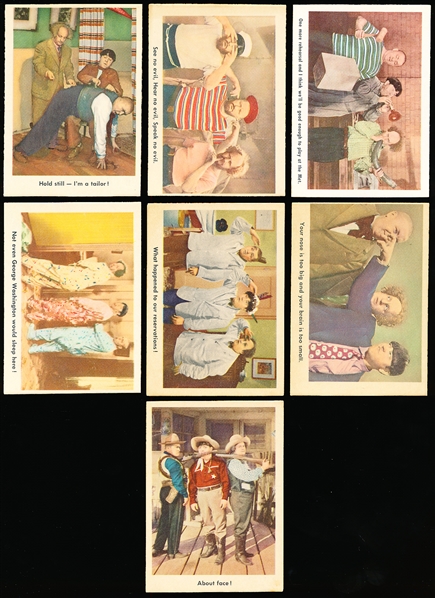 1959 Fleer “Three Stooges" (R730-1)- 7 Diff.