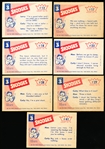 1959 Fleer “Three Stooges (R730-1)- 7 Diff.