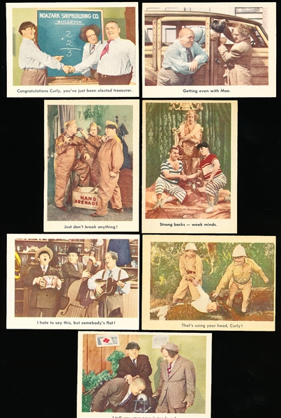 1959 Fleer “Three Stooges" (R730-1)- 7 Diff.