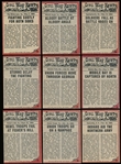 1962 Topps “Civil War News (R709-5)- 9 Diff.