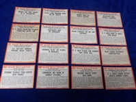 1965 Philadelphia “War Bulletin (789-1)- 16 Diff.