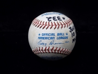 July 29, 1991 MLB Official Game Baseball- Brewers @  White Sox