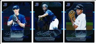 2005 Bowman Draft Picks and Prospects Bsbl. “AFLAC Chrome Redemption- 1 Complete Set of 14 Cards