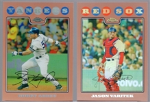 2008 Topps Chrome Bsbl. “Copper Refractor- 14 Asst.