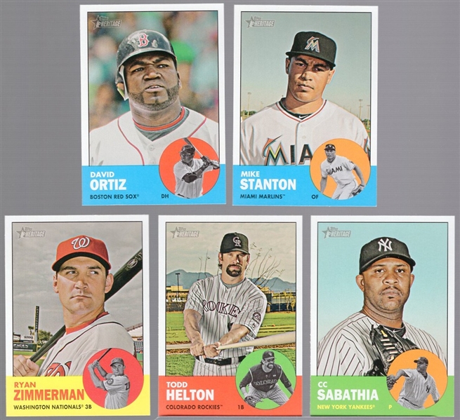 2012 Topps Heritage Bsbl. (1963 Style)- 28 Asst. SPs